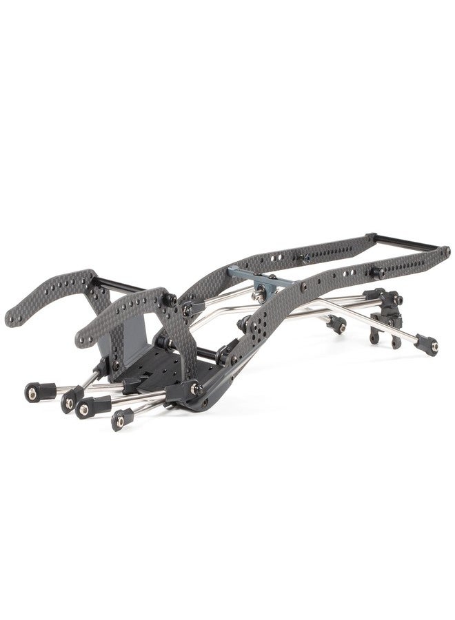 ZMHOBBY High Clearance Carbon Fiber LCG Chassis Kit, Stainless Steel Links Set, for Custom Build Comp Cheater Rigs Built (Capra Links Kit) - Image 3